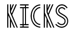 Kicks logo black